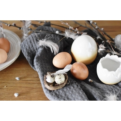 Jajko Ceramiczne Brązowe, Ozdoba na Wielkanoc, Skandynawski Styl